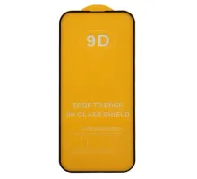 Захисне скло 9D iPhone 16 Plus/iPhone 15 Plus чорне тех пак mag-2000001575284153149