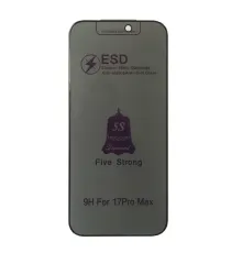 Захисне скло ESD PRIVACY GLASS for iPhone 17 Pro Max чорне тех пак mag-2000001625361144250