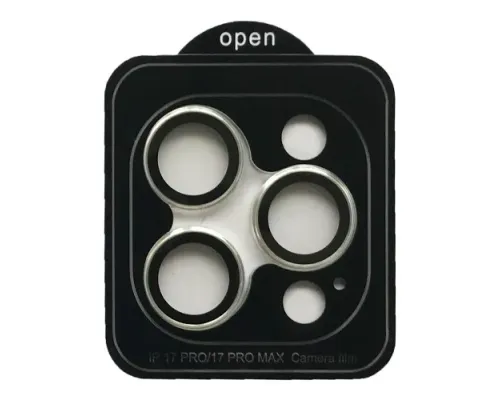 Захисне скло Camera METAL for iPhone 17 Pro / 17 Pro Max silver mag-2000001625408144549