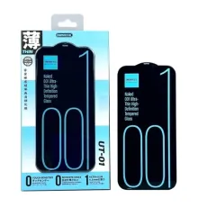 Захисне скло Remax UT-01 Naked 001 ultra-thin HD for iPhone 15 Plus/16 Plus чорне mag-6954851250265152185