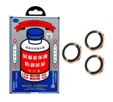 Захисне скло на камеру Remax GL-27 3D Series Original Shield Lens iPhone 17Pro/17Pro Max(3pcs)Orange mag-6954851258025146662