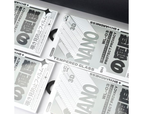 Захисне скло Remax WL-03 Future Ultra-soft Series Privacy for iPhone 15 Pro чорне mag-695485121964458829