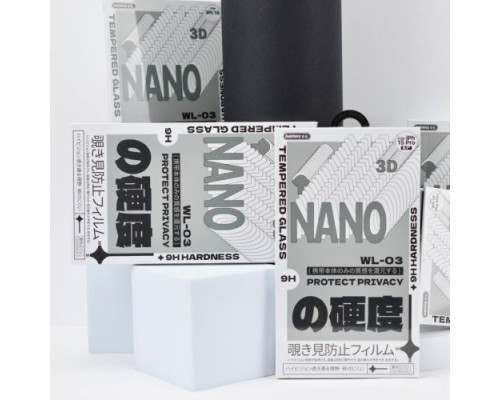 Захисне скло Remax WL-03 Future Ultra-soft Series Privacy for iPhone 15 Pro чорне mag-695485121964458829