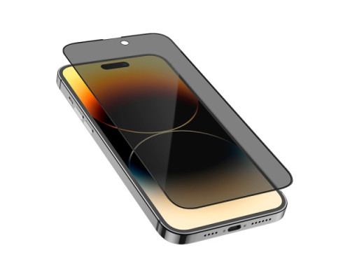 Захисне скло HOCO A12Pro Nano 3D full-screen Privacy protection iP14 Pro mag-693147477966334960
