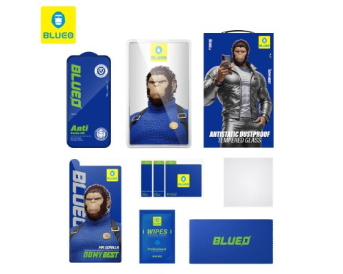 Захисне скло BLUEO Full Cover HD Glass Anti-Static PBJ1 for iPhone 14 Pro Max чорне mag-6934663723386140736