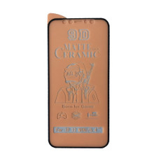 Захисне скло Ceramic MATTE for iPhone 12 mini чорне тех. пак. mag-200000127163636942