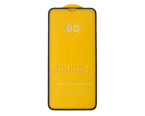 Захисне скло 9D iPhone 11/XR чорне тех пак mag-200000120889222814