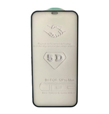 Захисне скло 5D Strong for iPhone 12 Pro Max (6.7'') чорне тех. пак. mag-200000122407611355