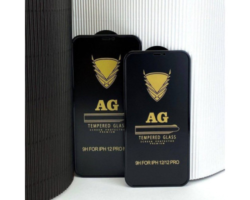 Захисне скло OG Matte iPhone XS Max/11 Pro black тех упаковка mag-200000134186542817