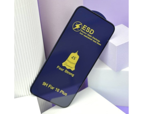 Захисне скло ESD 4S (anti-static) for iPhone XR/ 11 чорне тех. пак. mag-200000135264955417
