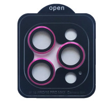 Захисне скло Camera METAL for iPhone 16 Pro / 16 Pro Max rose red mag-2000001545553106261