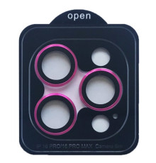 Захисне скло Camera METAL for iPhone 16 Pro / 16 Pro Max rose red mag-2000001545553106261