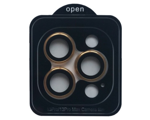 Захисне скло Camera METAL for iPhone 13 Pro/13 Pro Max gold mag-2000001557815135471