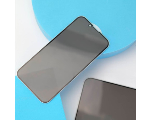 Захисне скло PRIVACY GLASS (Анти-шпигун) for iPhone 15 Pro чорне тех.пак mag-200000152575330009