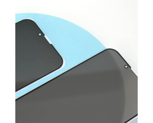 Захисне скло PRIVACY GLASS (Анти-шпигун) for iPhone 15 Pro чорне тех.пак mag-200000152575330009