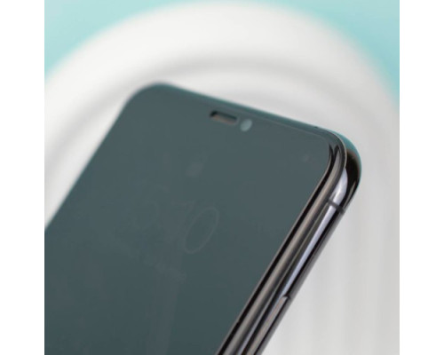 Захисне скло PRIVACY GLASS (Анти-шпигун) for iPhone 15 Pro чорне тех.пак mag-200000152575330009