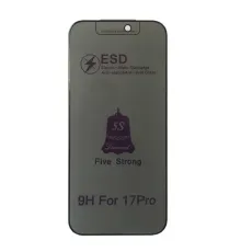 Захисне скло ESD PRIVACY GLASS for iPhone 17 Pro чорне тех пак mag-2000001625378144251