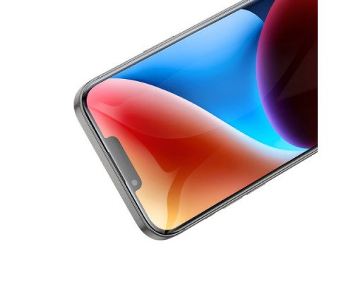 Захисне скло HOCO A34 9D Large Arc dustproof for iPhone 15 Black mag-6942007607438138248