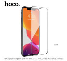 Захисне скло HOCO A34 9D Large Arc dustproof for iPhone Xr/11 Black mag-6931474793560131805