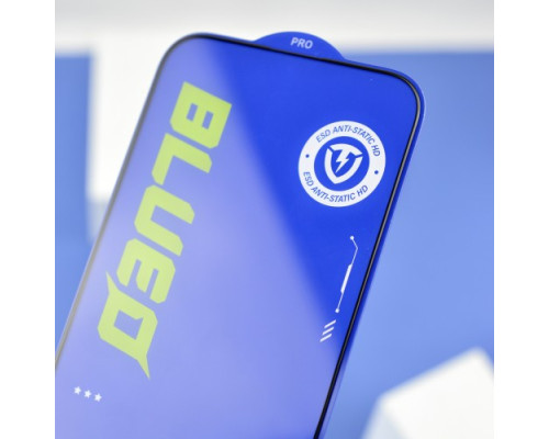 Захисне скло BLUEO Full Cover HD Glass Anti-Static PBJ1 for iPhone 16 Pro/iPhone 17 чорне mag-6934663714988140727
