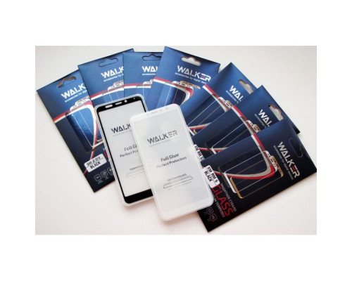 Захисне скло WALKER Full Glue для Nokia 8 Dual Sim black TPS-2710000152569