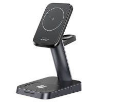 Бездротовий зарядний пристрій ACEFAST E3 desktop three-in-one wireless charging stand (AFE3)