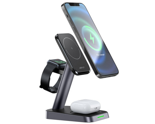 Бездротовий зарядний пристрій ACEFAST E3 desktop three-in-one wireless charging stand (AFE3)