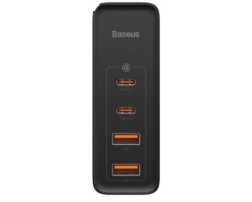 Мережевий зарядний пристрій Baseus GaN2 Pro Quick Charger 2C+2U 100W EU Black (CCGAN2P-L01)
