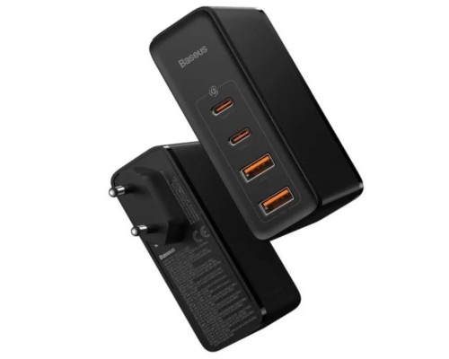 Мережевий зарядний пристрій Baseus GaN2 Pro Quick Charger 2C+2U 100W EU Black (CCGAN2P-L01)
