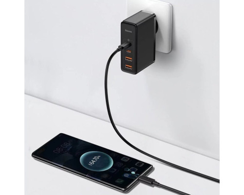 Мережевий зарядний пристрій Baseus GaN2 Pro Quick Charger 2C+2U 100W EU Black (CCGAN2P-L01)
