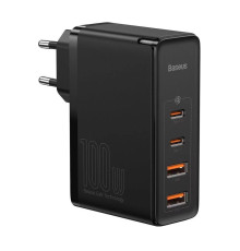 Мережевий зарядний пристрій Baseus GaN2 Pro Quick Charger 2C+2U 100W EU Black (CCGAN2P-L01)