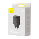 Мережевий зарядний пристрій Baseus Compact Quick Charger 2U+C 30W EU Black (CCXJ-E01)