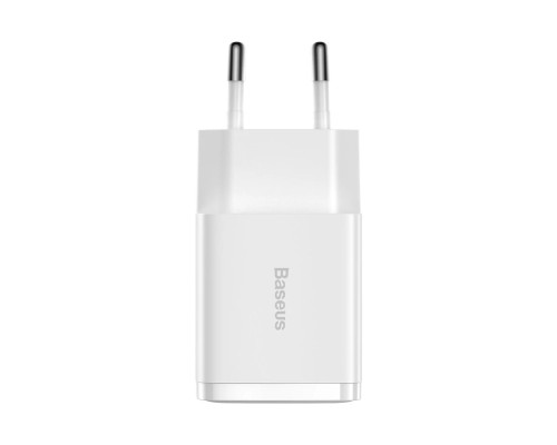 Мережевий зарядний пристрій Baseus Compact Charger 2U 10.5W EU White (CCXJ010202)