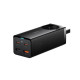 Мережевий зарядний пристрій Baseus GaN3 Pro Desktop Powerstrip AC+2U+2C 65W EU Black(Include：Baseus Xiaobai series fast charging Cable Type-C to Type (PSZM000901)