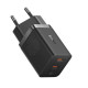 Мережевий зарядний пристрій Baseus GaN5 Pro Fast Charger C+C 40W EU Black (CCGP180101)