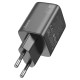 Мережевий зарядний пристрій HOCO N42 Elogiado dual-port PD45W(2C) charger set(C to iP) Black (6942007617109)