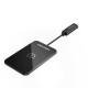 Бездротовий зарядний пристрій Vention Wireless Charger 15W Ultra-thin Mirrored Surface Type 0.05M Black (FGBBAG)