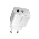 Мережевий зарядний пристрій ESSAGER ECT33W Gan 1USB 1T-C 33W white (ECT33W-LJB02-Z)