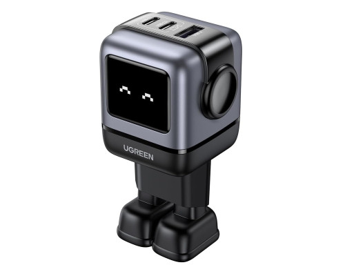 Мережевий зарядний пристрій UGREEN Uno RG 65W 3-Port GaN Fast Charger EU (UGR-25685B)