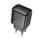 Мережевий зарядний пристрій HOCO CS24A Puerto single-port PD25W charger (EU) Black (6942007639750)