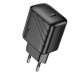 Мережевий зарядний пристрій HOCO CS24A Puerto single-port PD25W charger (EU) Black (6942007639750)