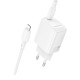 Мережевий зарядний пристрій BOROFONE BN26 Fuente single-port PD20W charger set (C to iP) (EU) White (6941991120244)