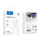 Мережевий зарядний пристрій HOCO C148A Charm single port PD30W charger set (C to iP) (EU) White (6942007630313)
