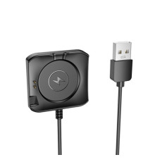 Бездротовий зарядний пристрій для смарт-годинника Y28 Smart sports watch charging cable Black (6942007648509)
