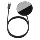 БЗП Baseus Simple Mini Magnetic Wireless Charger For IPwith Type-C Cable Black (WXJK-F01)