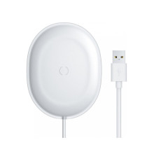 Бездротовий зарядний пристрій Baseus Jelly wireless charger 15W White (WXGD-02)