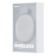 Бездротовий зарядний пристрій Baseus Jelly wireless charger 15W White (WXGD-02)