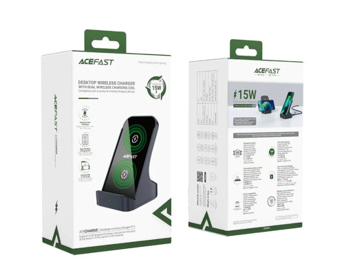 Бездротовий зарядний пристрій ACEFAST E14 desktop wireless charger (AFE14)