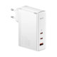 Мережевий зарядний пристрій Baseus GaN5 Pro Fast Charger 2C+U 140W EU White (With Superior Series Fast Charging Data Cable Type-C to Type-C 240W（48V/5 (CCGP100202)