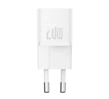 Мережевий зарядний пристрій Baseus GaN5 Fast Charger(mini) 1C 20W EU White (CCGN050102)